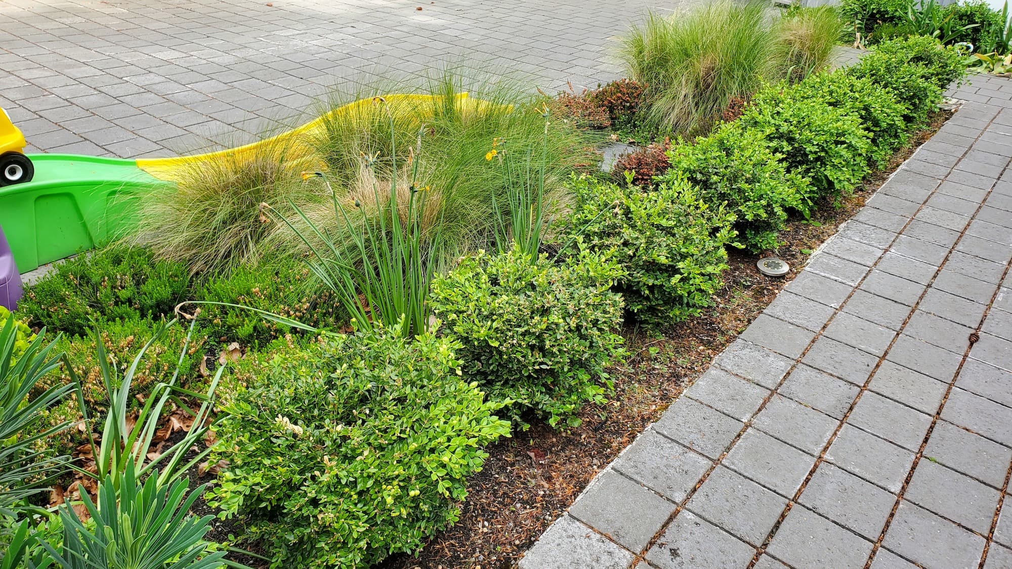 Lee's General Landscaping paver project in progress